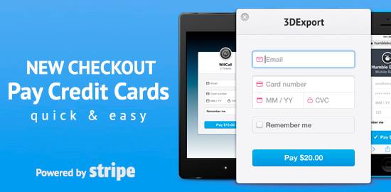 Pay via Credit Cards, simple, secure, awesome!