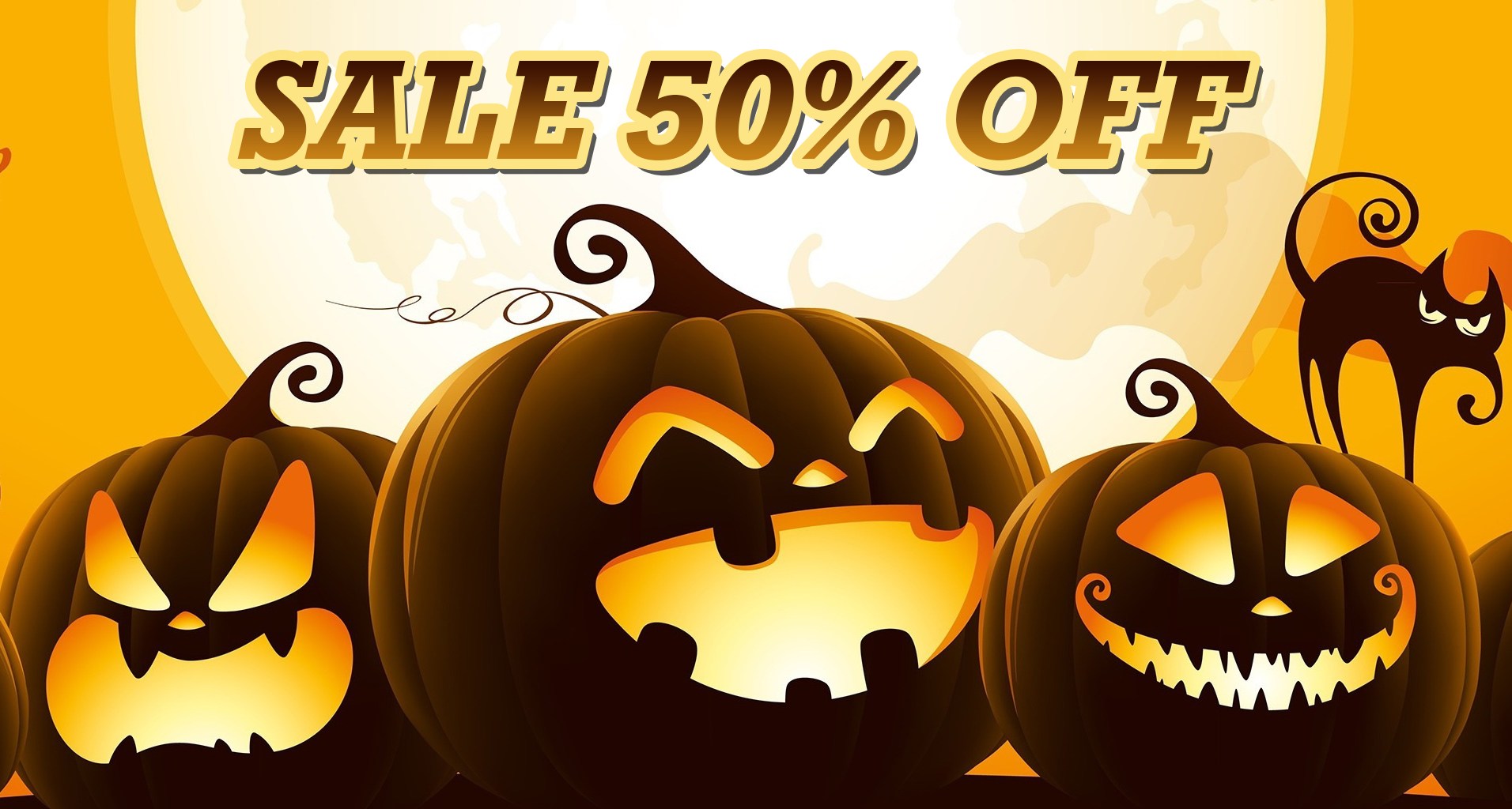 Halloween Sale: 50% OFF