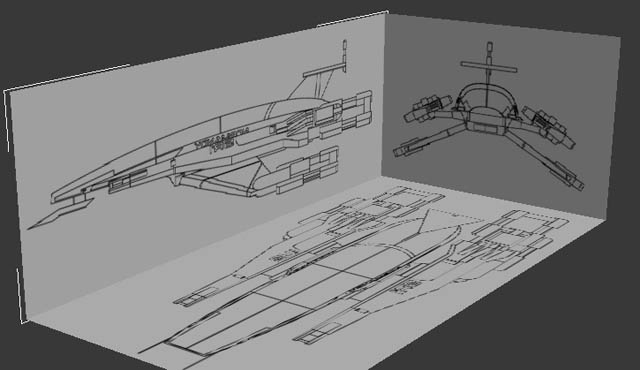 Creating Normandy SR1 in 3DS MAX