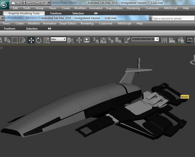 Creating Normandy SR1 in 3DS MAX