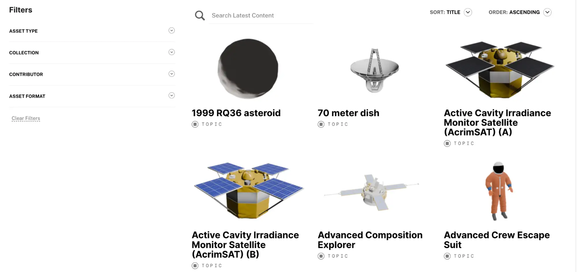 NASA 3D Resources