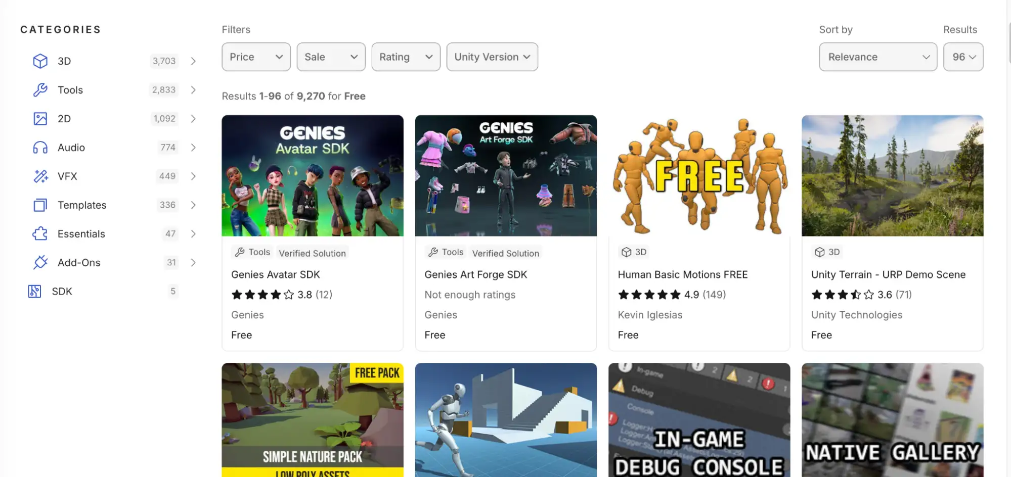 Unity Asset Store